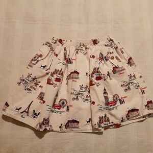 Gymboree girls size 8 corduroy skirt World Traveller line